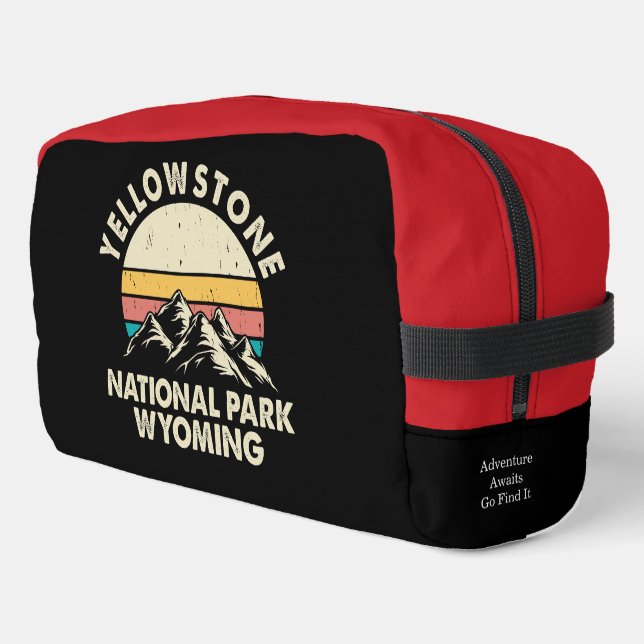 Trousse De Toilette Le parc national de Yellowstone se demande (Coin gauche)