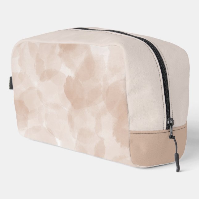 Trousse De Toilette Lumière Abstraite Brown et Tan (Coin droit)