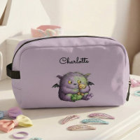 Mignon Copain Monstre Violet Vert Fluffy
