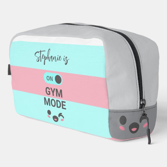 Trousse De Toilette Mode Gym Personnalisé Amusant Chic (Coin droit)