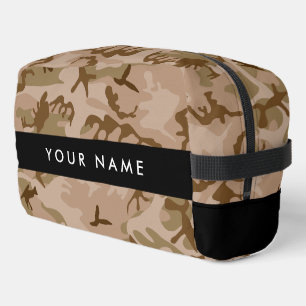 Trousse De Toilette Modèle de camouflage du désert, Votre nom, Personn