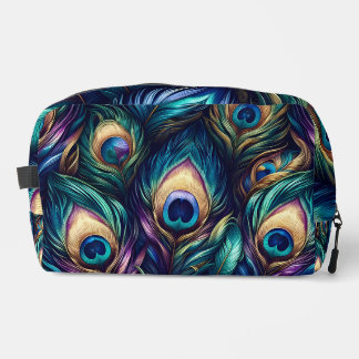 Trousse De Toilette Modèle Peacock plume unique