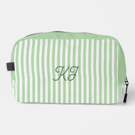 Trousse De Toilette Monogram Initials Striped Custom