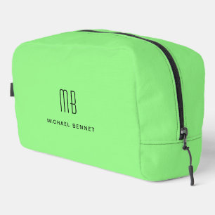 Trousse De Toilette Monogramme élégant vert