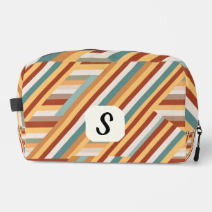 Trousse De Toilette Monogramme personnalisé Moderne les années 70 géom