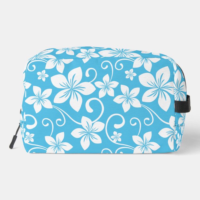TROUSSE DE TOILETTE MOTIF BLUE HAWAII EN BLEU (Verso)