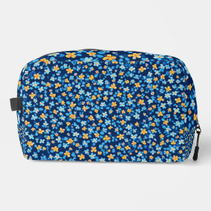 Trousse De Toilette Motif Blue Little Flowers