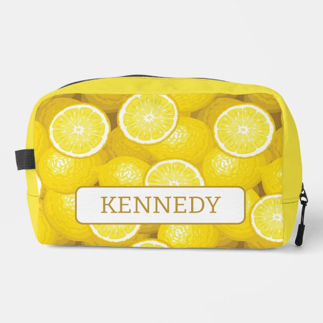 Trousse De Toilette Motif citron 2 (Recto)