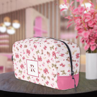 Motif Coquette Cowgirl Féminine Rose Monogramme No