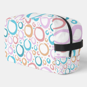 Trousse De Toilette Motif de cercles pastel esthétiques Bulle abstrait