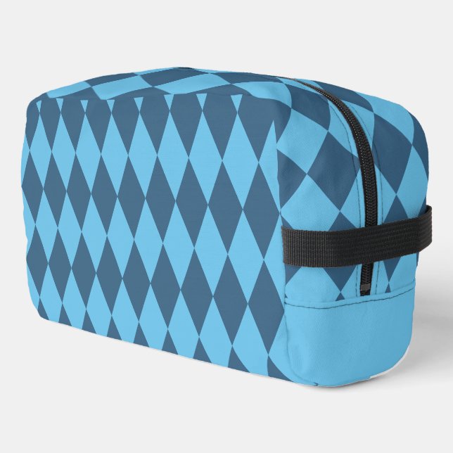 Trousse De Toilette Motif de drapeau rhombique de Bavière bleue (Coin gauche)