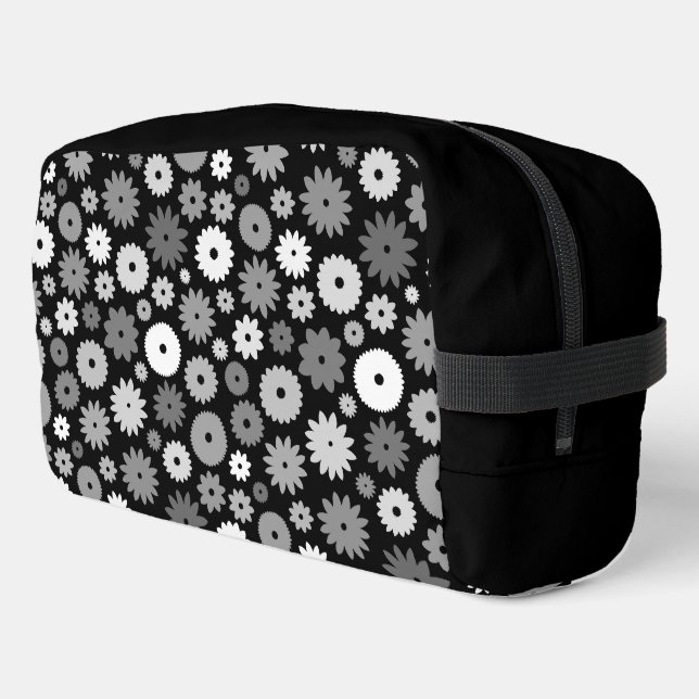 Trousse De Toilette Motif de fleurs monochromes (Coin gauche)