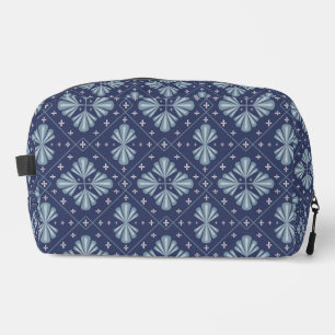 Trousse De Toilette Motif de formes géométriques bleues