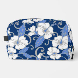 TROUSSE DE TOILETTE MOTIF DE RÊVE POLYNÉSIEN EN BLEU