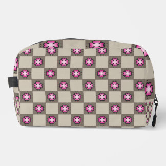 Trousse De Toilette Motif de tableau de bord rose
