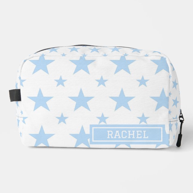 Trousse De Toilette Motif Étoiles Bleues Constellation Jolie (Recto)