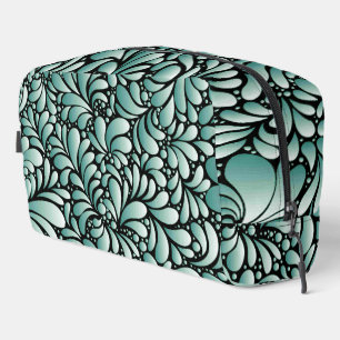 Trousse De Toilette Motif Fleur désirable en Minty Green