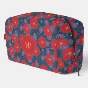 Trousse De Toilette Motif floral éclaboussant d'automne