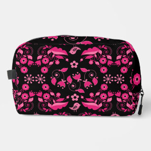 Trousse De Toilette Motif floral scandinave rose moderne