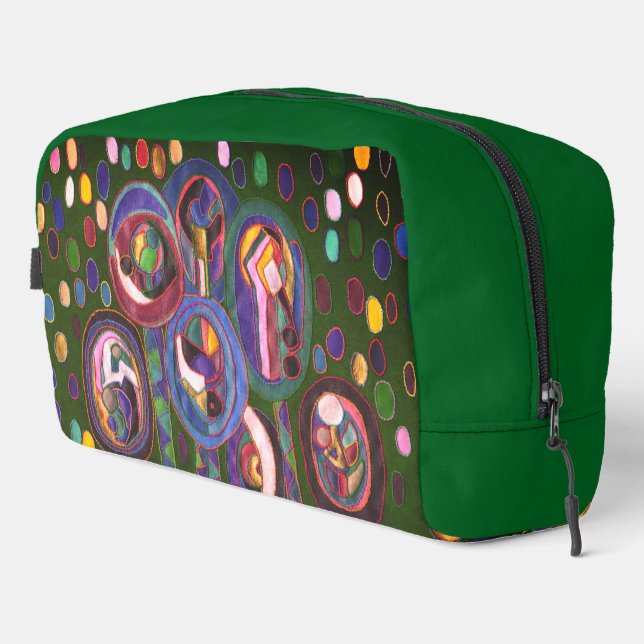 Trousse De Toilette Motif ovale (Coin droit)