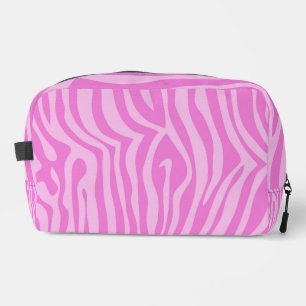 TROUSSE DE TOILETTE MOTIFS EMPREINTES DE LÉOPARD LIGHT PINK