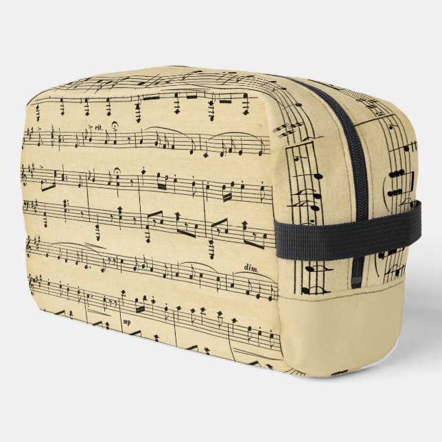 Trousse De Toilette Musique Antique Sheet (Coin gauche)