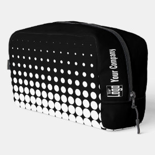 Trousse De Toilette Nom de l'entreprise promotionnelle Logo Dots Noir 