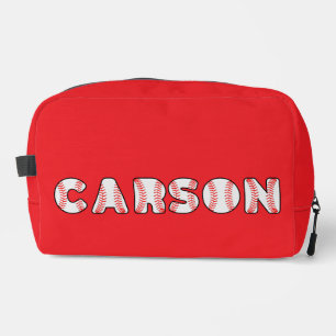 Trousse De Toilette Nom des lettres personnalisées de baseball