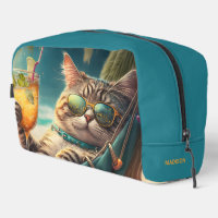 Nom personnalisé Chats de vacances tropicaux
