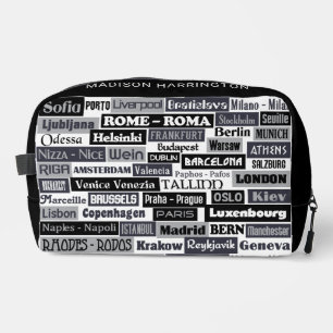 Trousse De Toilette Nom personnalisé Voyageur européen