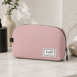 Trousse De Toilette Nostalgie Américaine Classique Simple Minimal Rose