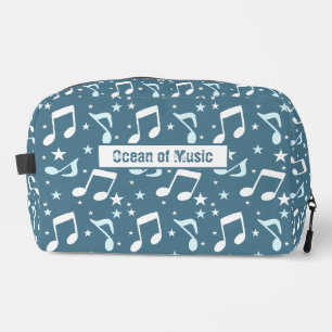 Trousse De Toilette Océan de musique en motif