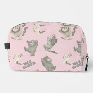 Trousse De Toilette Où sont les monstres Pink Star Pattern