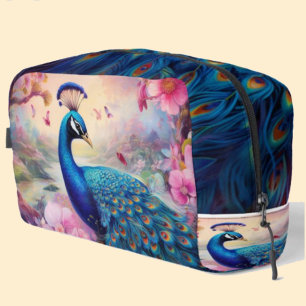 Trousse De Toilette Paon Arc-en-ciel