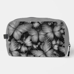 Trousse De Toilette Papillon gris imprimé