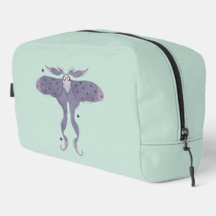 Trousse De Toilette Papillon Violet Fantaisiste avec Étincelles d'Étoi