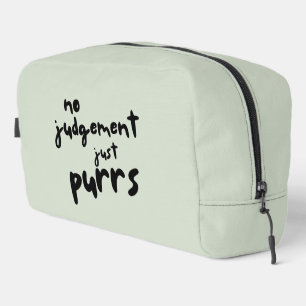 Trousse De Toilette 'Pas de Jugement, Rien que des Ronrons' Minimalist