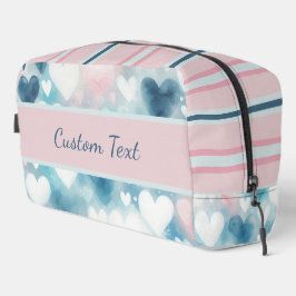 Trousse De Toilette Pastel Hearts : Amour en Aquarelle