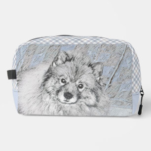 Trousse De Toilette Peinture Keeshond Kees Jote Original Animal Chien
