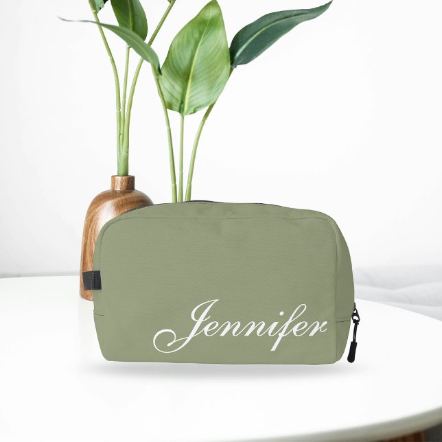 Trousse de Toilette Personnalisée pour Femmes, Cad (monogrammed toiletry bag, personalized toiletry bag, custom travel makeup bag, bridesmaid makeup bag)