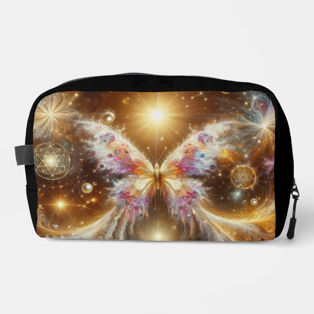 Trousse De Toilette Pink Vibrant Celestial Butterfly (Recto)