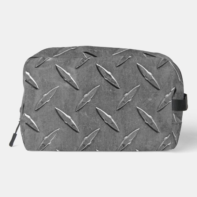Trousse De Toilette Plaque diamant gris acier (Verso)
