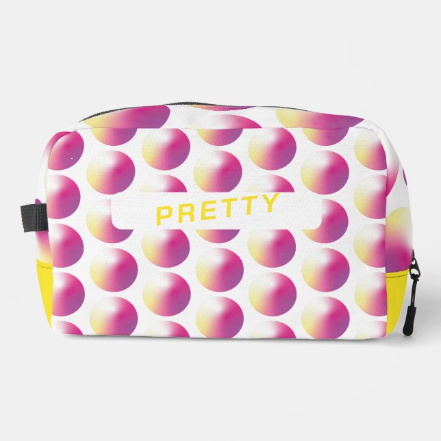 Trousse De Toilette Points dégradés. (Recto)