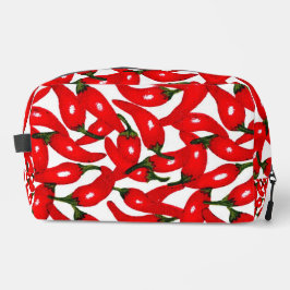 Trousse De Toilette Poivrons Rouge Chaud Épicé 