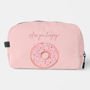 Trousse De Toilette Pouch à Donut - "As-tu faim ?" 🍩 💞
