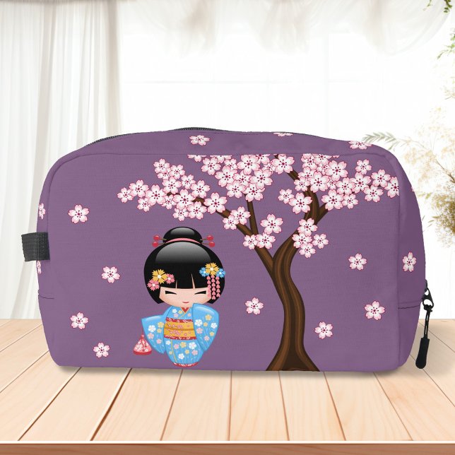 Trousse De Toilette Poupée Maiko Kokeshi - Cute Japonaise Geisha Girl (Créateur téléchargé)
