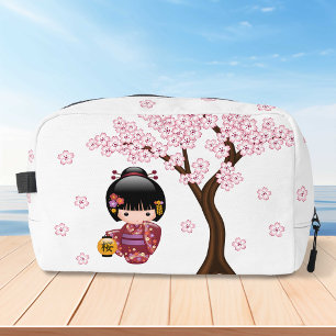 Trousse De Toilette Poupée Sakura Kokeshi - jolie fille japonaise Geis