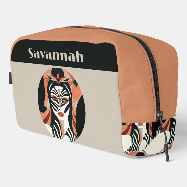 Trousse De Toilette Reine Zebra (Coin droit)