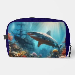 Trousse De Toilette Requin tigre côtier/nautique & récif corallien
