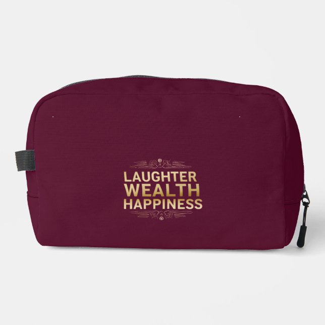 Trousse De Toilette Rires Richesse Bonheur (Recto)